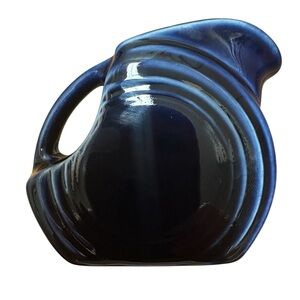 Cobalt Blue Fiesta Mini Disc Pitcher.